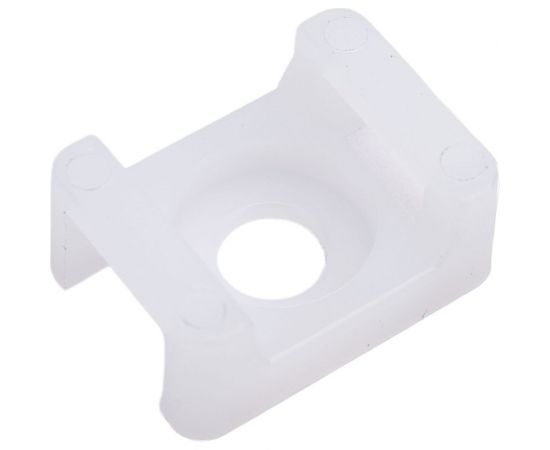 Монтажная площадка под винт IEK ПМ 22х16х6 мм, белая, 100 шт. UHP33-22-16-6-100-K01 – изображение 2