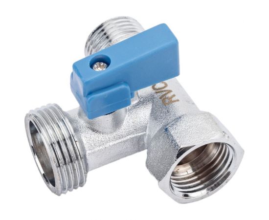 Кран для бытовой техники Rvc тройник (15) 1/2 г х3/4 ш х1/2 ш 13551 – изображение 2