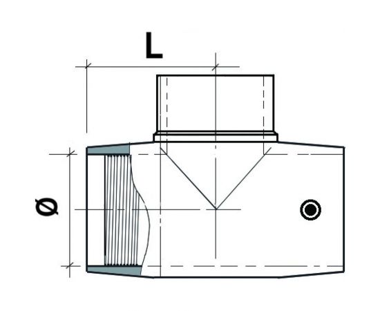 Электросварной тройник 90 SABfuse PN16 PE100 D63 8027063000 – изображение 2