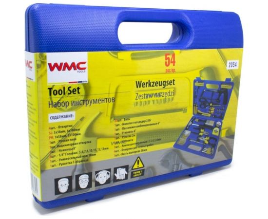 Набор инструмента WMC TOOLS 54 предмета WMC-2054 – изображение 2
