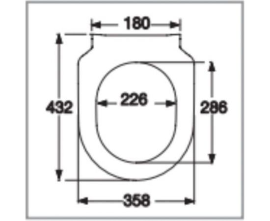 Сиденье Villeroy & Boch 9M78S101 с крышкой SLIMSEAT с функцией Quick Release и Soft Closing 000000 – изображение 2