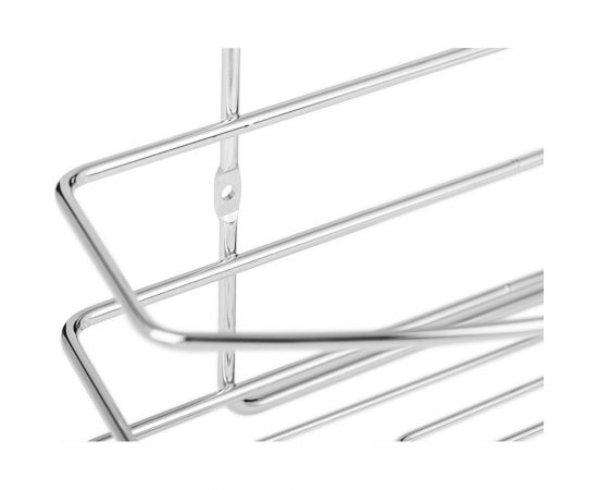 Прямоугольная полка ЧМЗ 29.7x13.4x16 см, хром 501-001-03 – изображение 2