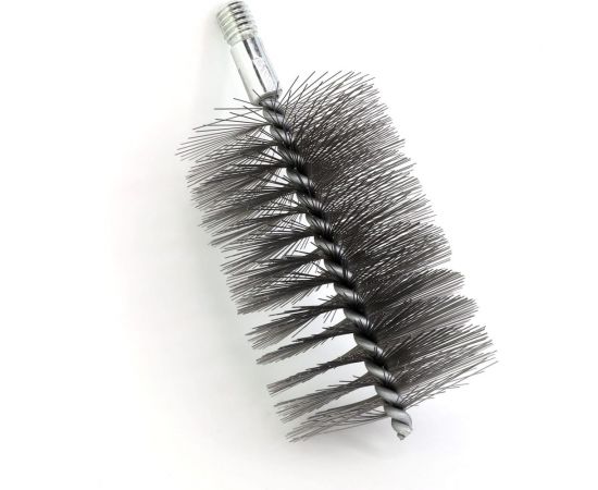 Щетка-ерш для очистки котлов, теплообменников, дымоходов, труб, отверстий OSBORN д75x100x160, сталь 0,35, 1/2"" bsw 808.175-0002 – изображение 2