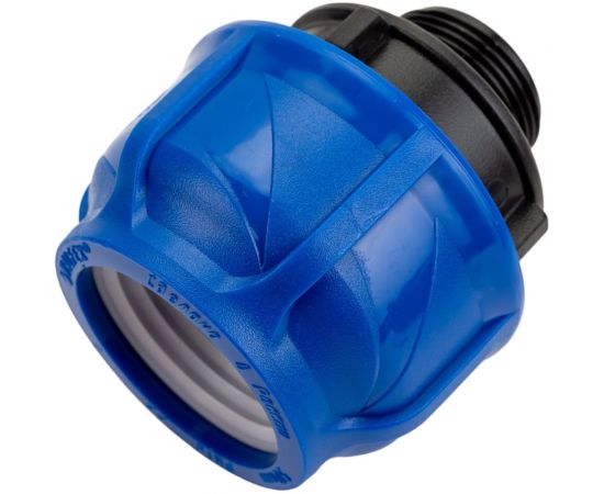 Компрессионная соединительная муфта VALFEX ПНД, с наружной резьбой, 50x1 1/4"" 121001150114 – изображение 2