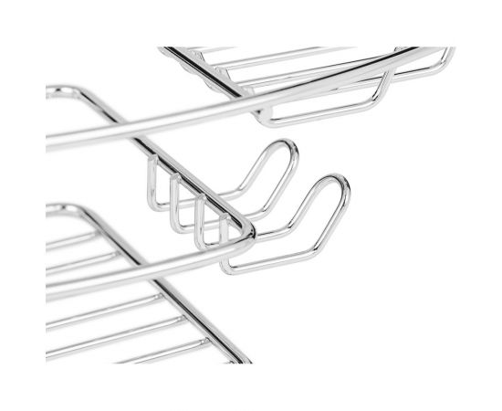 Прямоугольная полка ЧМЗ 29.7x13.4x16 см, хром 501-001-03 – изображение 3