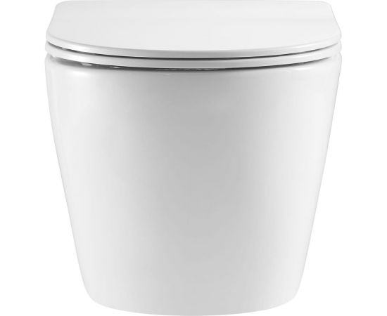 Подвесной унитаз Azario grado 490x365x370 безободковый, антивсплеск, торнадо, микролифт az-0046-uq 00081016 – изображение 3