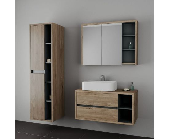 Зеркало-шкаф Veneciana olona 100, дуб харбор золотой 610020 – изображение 3