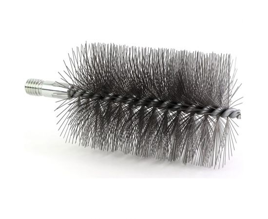 Щетка-ерш для очистки котлов, теплообменников, дымоходов, труб, отверстий OSBORN д75x100x160, сталь 0,35, 1/2"" bsw 808.175-0002 – изображение 3