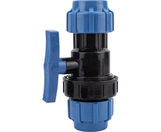 Шаровой компрессионный кран Политэк разъемный d 50 тпк-аква 555220050 – изображение 4