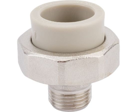 Комбинированная муфта VRT разъемная, наружная, 25х1/2"", EVER plast, серый 540013 – изображение 4