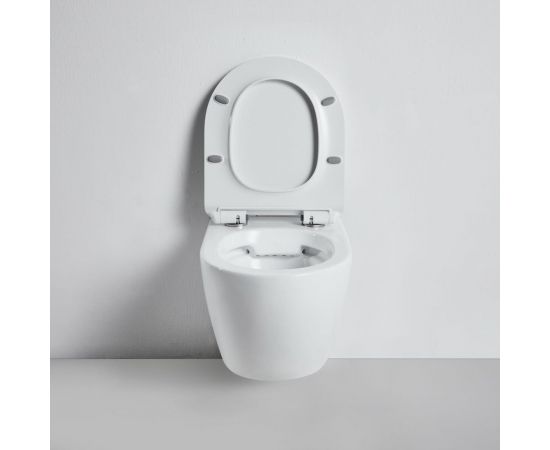 Унитаз подвесной безободковый с сиденьем с микролифтом BOND F03-10 – изображение 4