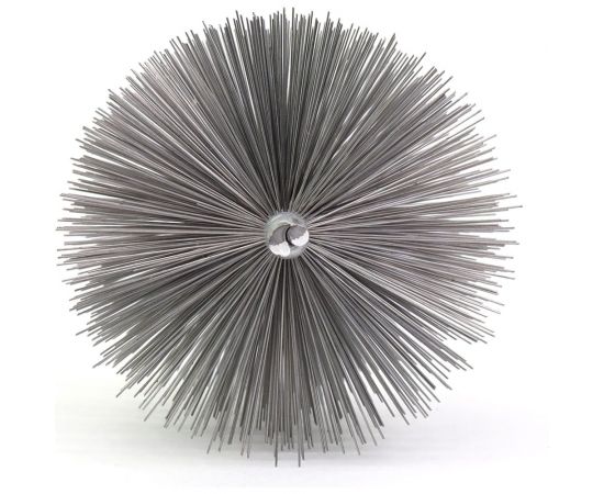 Щетка-ерш для очистки котлов, теплообменников, дымоходов, труб, отверстий OSBORN д75x100x160, сталь 0,35, 1/2"" bsw 808.175-0002 – изображение 5