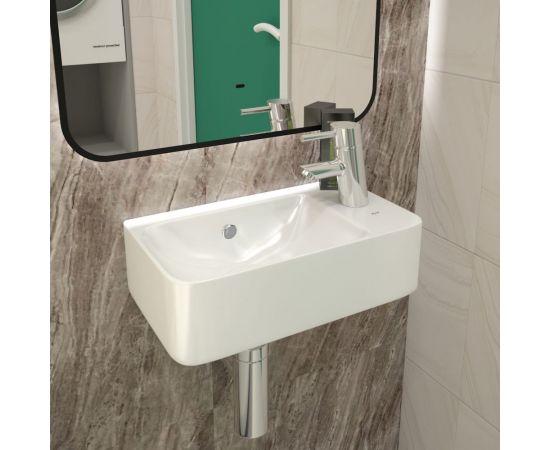 Раковина Teymi Hanna 45 правая, подвесная, белая T50903 ЦБ-00267351 – изображение 6