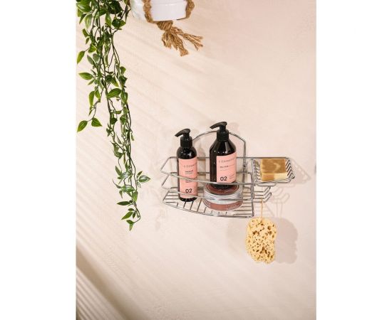 Прямоугольная полка ЧМЗ 29.7x13.4x16 см, хром 501-001-03 – изображение 6