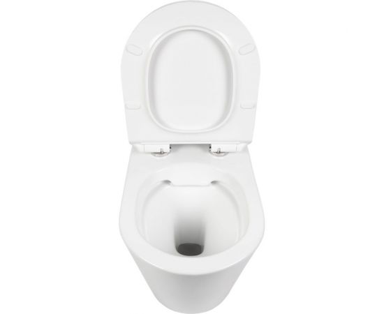 Унитаз подвесной безободковый с сиденьем с микролифтом BOND F03-10 – изображение 6