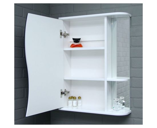 Шкаф-зеркало Айсберг Волна 1-50 левый DA1030HZ – изображение 8