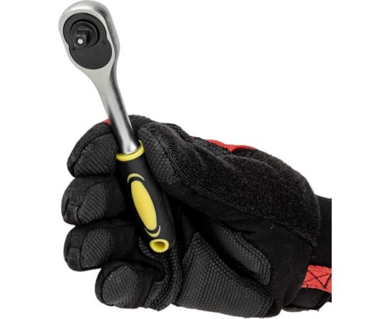 Набор головок БМ 1/4""DR 6-гр.12 предметов с трещоткой 4,5,6,7,8,9,10,11,12,13 мм с удлинителем 1/4"" 75 мм 970814 – изображение 9