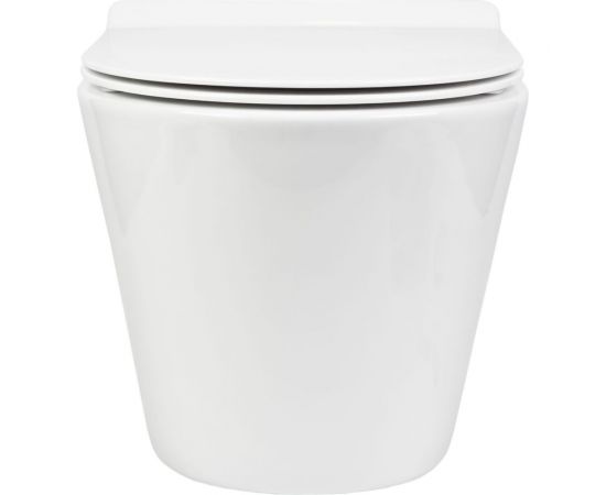 Унитаз подвесной безободковый с сиденьем с микролифтом BOND F03-10 – изображение 9