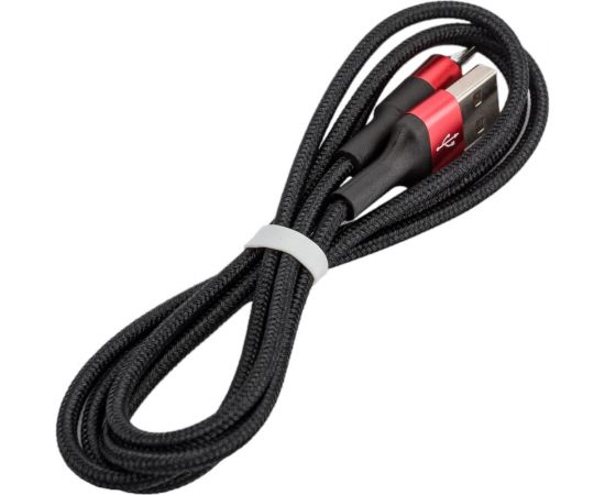 Кабель USB 2.0 Hoco X26, AM/microBM, черно-красный, 1м 6957531080220 