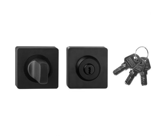 Завертка с ключом PUERTO РЕНЦ черный INBK-K 02 Black 