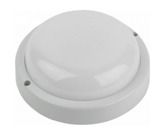 Светодиодный ЖКХ светильник ЭРА SPB-201-2-65K-018 с оптико-акустическим датчиком IP65 6500К D210 18Вт, Б0054582 