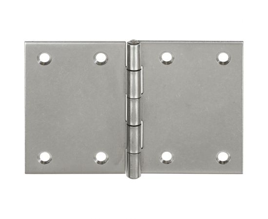 Петля VORMANN прямая, широкая, 50х75х1,2 мм, нержавеющая сталь 010504050 