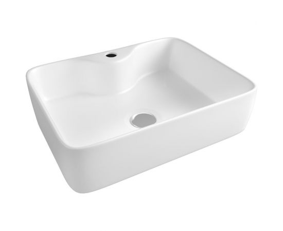 Раковина Teymi Helmi S 48 накладная с полочкой под смеситель, белая T50310 ЦБ-00266996 