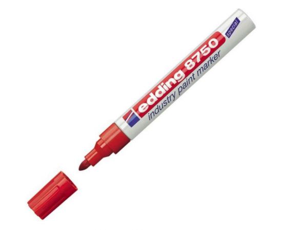 Маркер для промышленной графики EDDING E-8750/2 красный 2-4мм 87765 