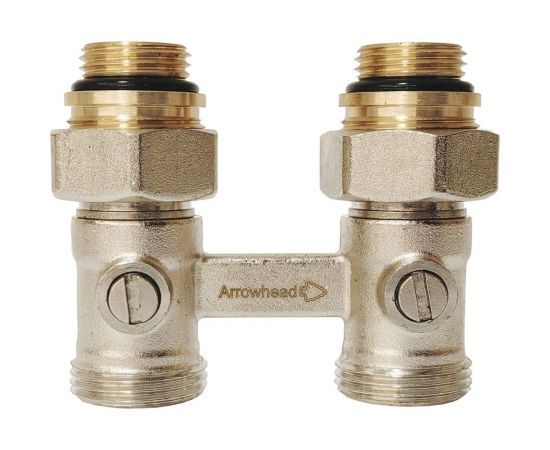 Узел подключения радиатора Unipak h-образный arrowhead element, прямой, 3/4""- 1/2"" 216032 