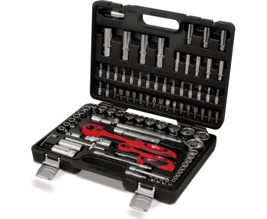 Профессиональный набор инструментов INTERTOOL 1/2 и 1/4, 94 шт., Cr-V ET-6094 