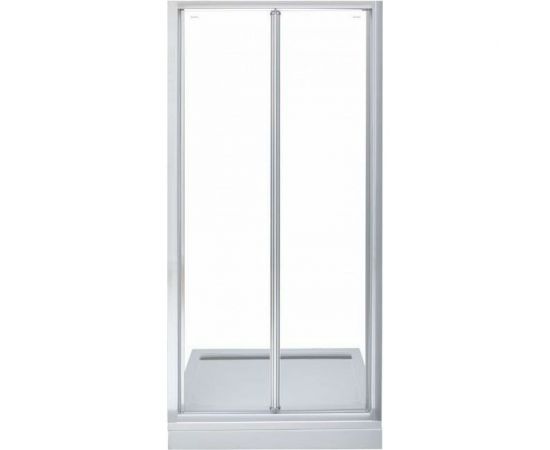 Складная дверь Aquanet Alfa 1000х2000 стекло прозрачное, хром 00210022 