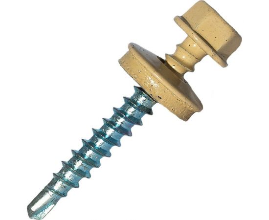 Cамосверлящий винт HARDWEX ТМ HWX2-W-P5-4.8x19 мм, сверло №1, RAL 1014, 250 шт. 5190000000775 