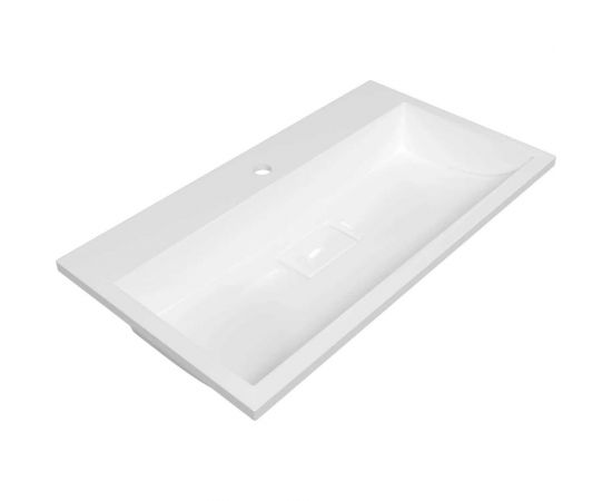 Полувстраиваемая раковина для ванной uperwood Barsa_70 см, прямоугольная 2911020345 