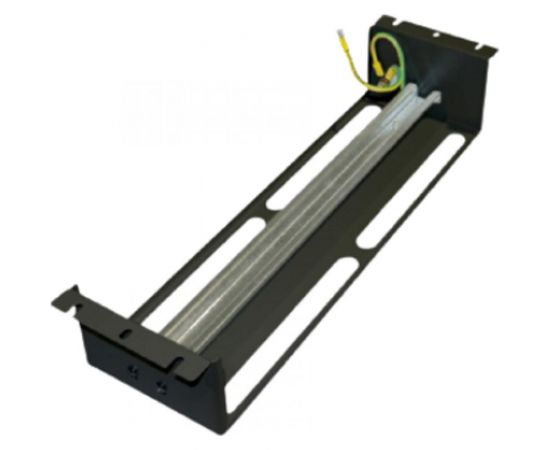 Панель с DIN-рейкой Hyperline BPB19-PS-3U-RAL9005 с регулируемой глубиной установки, 19 437075 – изображение 2