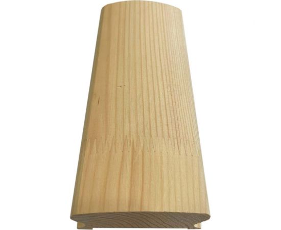 Деревянный поручень ТД Крона 43х70х3000 мм, сорт А, под балясину 50х50, сосна 16010202 – изображение 2