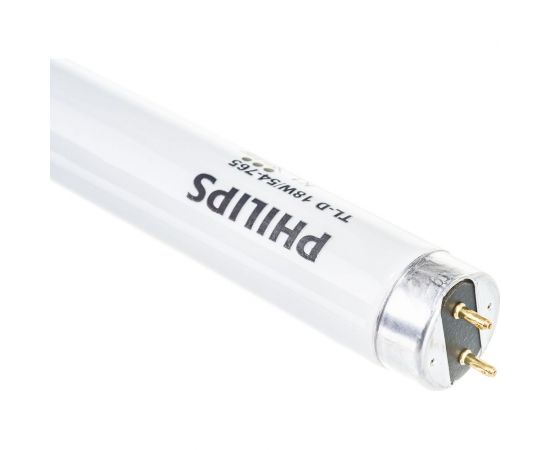 Люминесцентная лампа PHILIPS TL-D 18W/54-765 18Вт T8 6200К G13 10657 – изображение 2