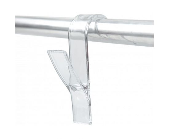 Комплект крючков для полотенцесушителя PRIMANOVA 2 шт. прозрачный, d=20мм M-B24-16 – изображение 2