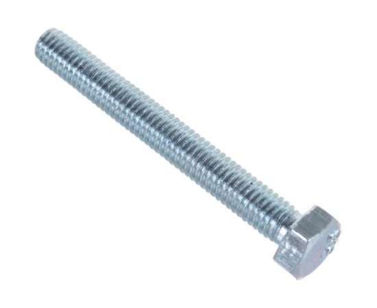 Болт Стройметиз полная резьба DIN933 М5х40, класс прочности 5.8, цинк 100 шт. 3010868 – изображение 2