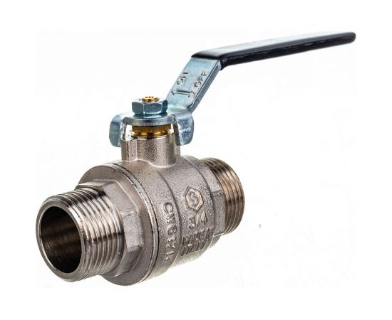 Шаровой полнопроходной кран STOUT НР/НР, ручка рычаг 3/4 RG008Q0F4SEIDH – изображение 2