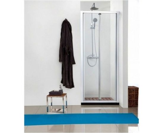 Складная дверь Aquanet Alfa 1000х2000 стекло прозрачное, хром 00210022 – изображение 3