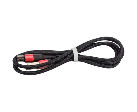 Кабель USB 2.0 Hoco X26, AM/microBM, черно-красный, 1м 6957531080220 – изображение 3