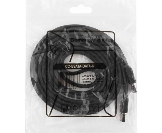 Интерфейсный кабель Cablexpert eSATA-eSATA 1.8м, 7pin/7pin, пакет CC-ESATA-DATA-6 – изображение 3
