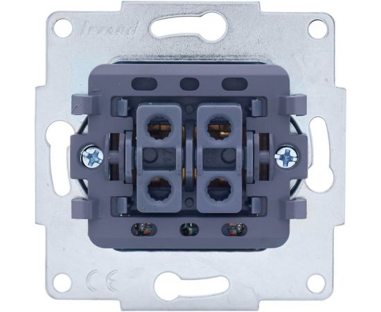 Двойной выключатель Lezard VESNA с подсветкой белый 742-0288-112 – изображение 3