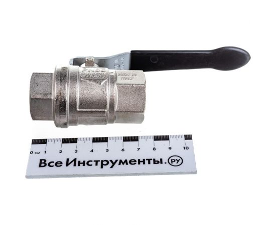 Усиленный шаровой кран RuB BRESСIA (S.33), 3/4"" DN20 PN65, ВР-ВР ручка S33E00 – изображение 3