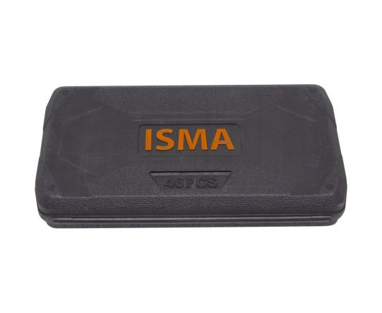 Набор инструментов ISMA 1/4" 46 предметов ISMA-2462-5(47891) – изображение 3