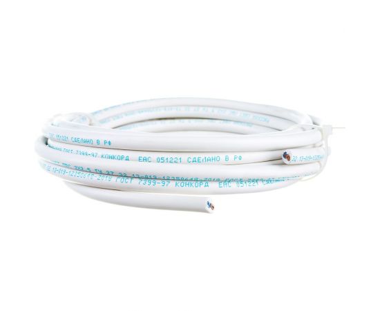 Провод ПВС Русский Свет 2x2.5 380В упаковка 5м Конкорд 7218 – изображение 3