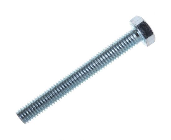 Болт Стройметиз полная резьба DIN933 М5х40, класс прочности 5.8, цинк 100 шт. 3010868 – изображение 3