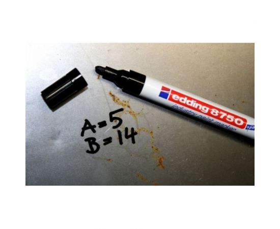 Маркер для промышленной графики EDDING E-8750/2 красный 2-4мм 87765 – изображение 3