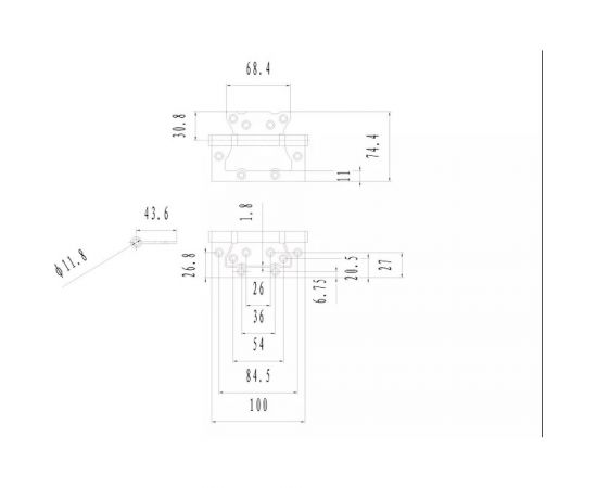 Накладная дверная петля Palladium 2BB-100 PC 00011851 – изображение 4