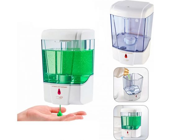 Сенсорный дозатор Savol для жидкого мыла и антисептика 0,7 л ZY8239 30406 – изображение 4